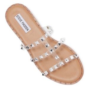 ***SOLD*** Steve Madden Averill Studded Strappy Gladiator Sandal - Color Clear